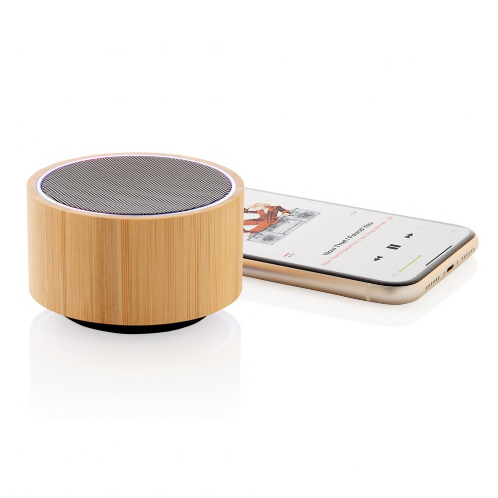 Bambusowy głośnik bezprzewodowy bluetooth 3W