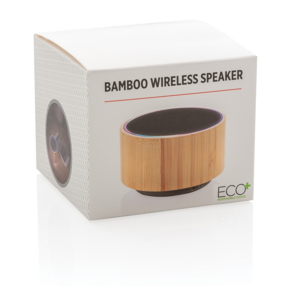 Bambusowy głośnik bezprzewodowy bluetooth 3W