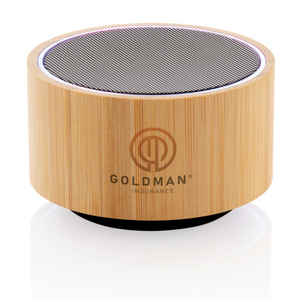 Bambusowy głośnik bezprzewodowy bluetooth 3W