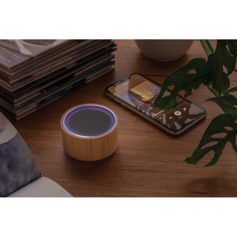 Bambusowy głośnik bezprzewodowy bluetooth 3W