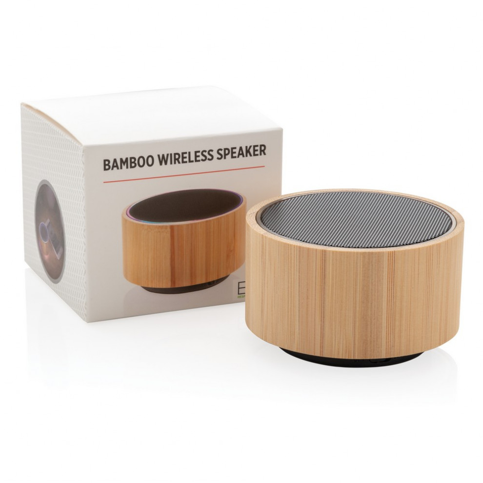 Bambusowy głośnik bezprzewodowy bluetooth 3W