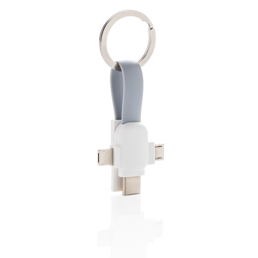 Kabel do ładowania 3 w 1, brelok do kluczy