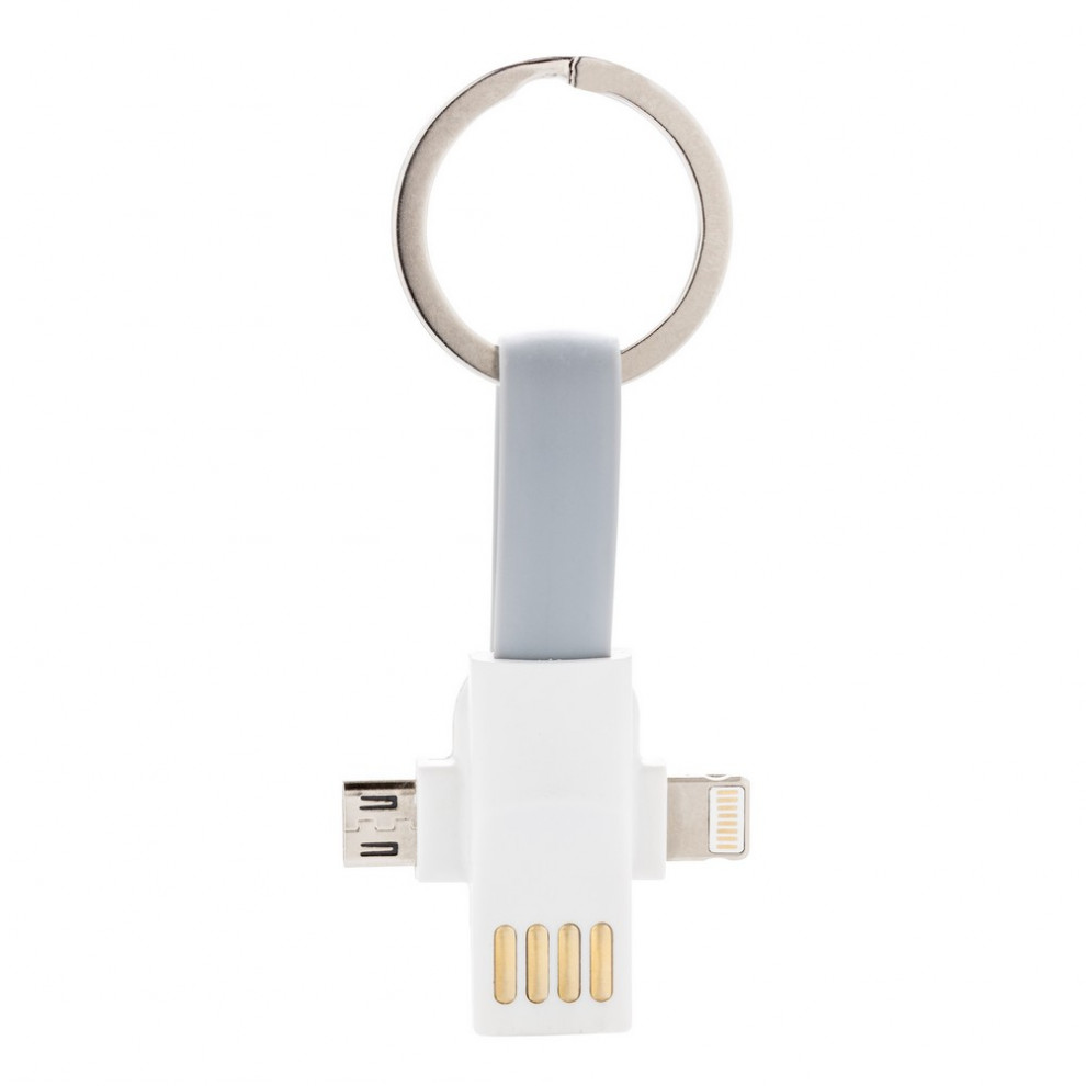Kabel do ładowania 3 w 1, brelok do kluczy