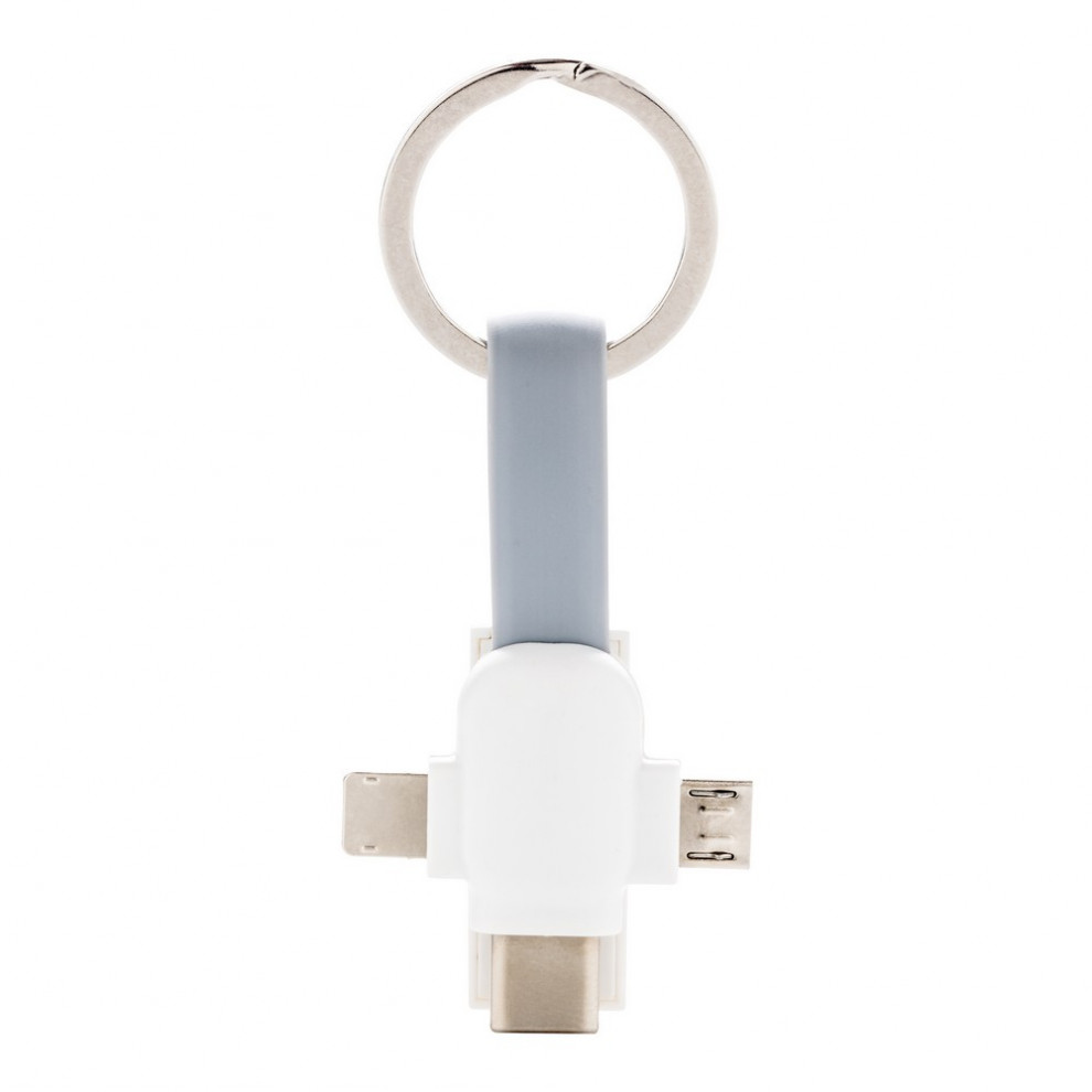 Kabel do ładowania 3 w 1, brelok do kluczy