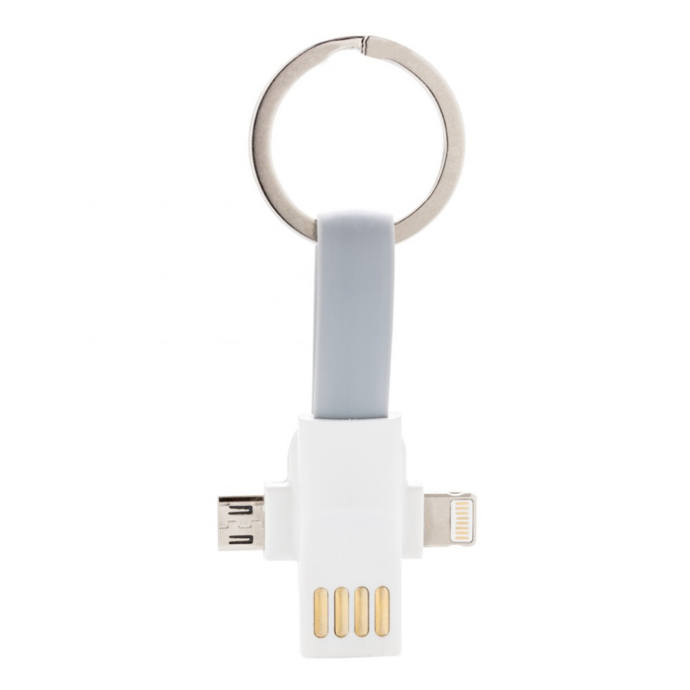 Kabel do ładowania 3 w 1, brelok do kluczy