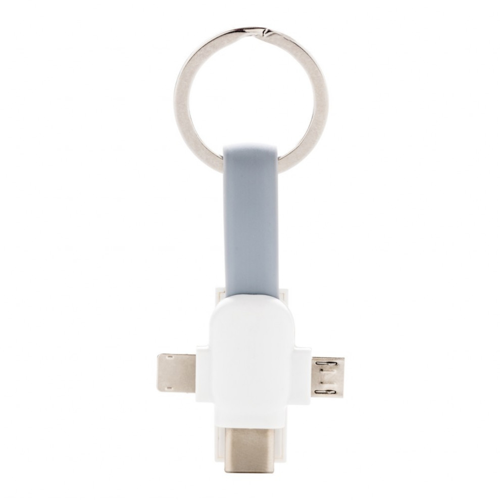 Kabel do ładowania 3 w 1, brelok do kluczy
