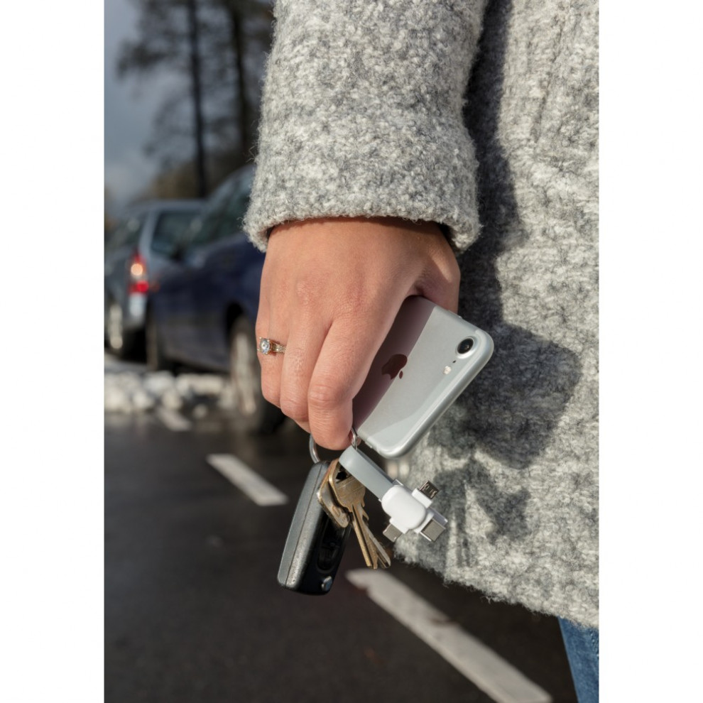 Kabel do ładowania 3 w 1, brelok do kluczy
