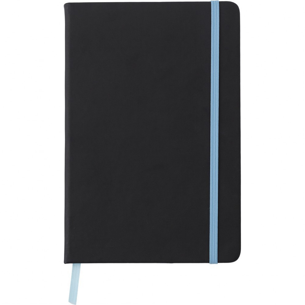 Reklamowy notes z niebieską tasiemką